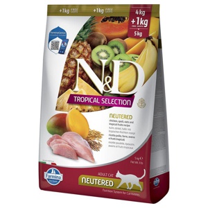 Farmina N&D Cat Tropical Chicken Neutered 5 kg produktbilde