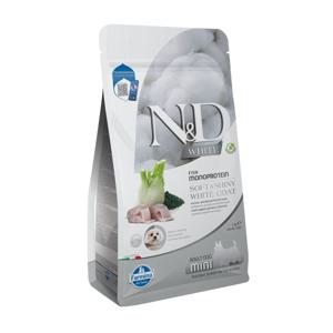 Farmina N&D Dog Adult Mini White med havsabborre, fänkål & spirulina - 2 kg produkt bild