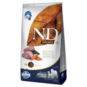 Farmina N&D Dog Brown Adult Medium & Maxi mit Lamm, Karotte & Spirulina Produktbild
