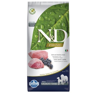 Farmina N&D getreidefrei Adult Medium & Maxi mit Lamm & Heidelbeere Produktbild