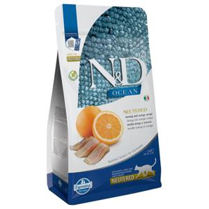 Farmina N&D Ocean Grain Free Sterilised Adult med sill & apelsin - 1,5 kg produkt bild
