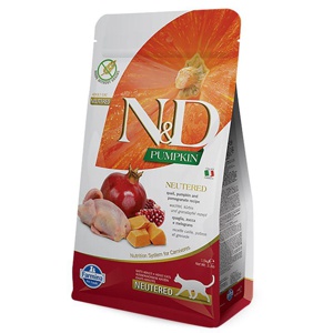 Farmina N&D Pumpkin Cat Quail Neutered 5 kg produktbilde