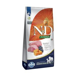 Farmina N&D Pumpkin Grain Free Adult Medium & Maxi med lamm & blåbär - 12 kg produkt bild