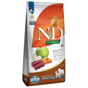Farmina N&D Pumpkin Grain Free Adult Medium/Maxi med pumpa, hjort & äpple - 12 kg produkt bild