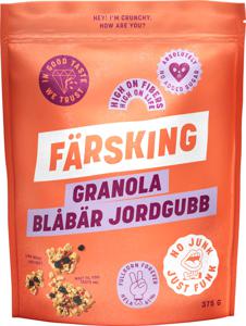 Färsking Granola Blåbär & Jordgubb 375 g produkt bild