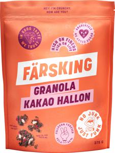 Färsking Granola Kakao & Hallon 375 g produkt bild
