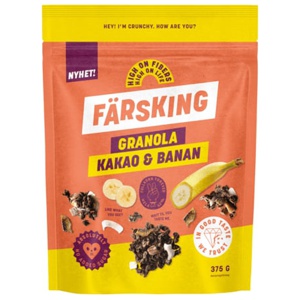 Färsking Granola Kakao & Banan 350 g produkt bild