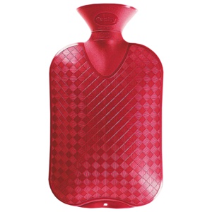 Fashy Varmeflaske, 2 liter, rød, 1 stk. produktbilde