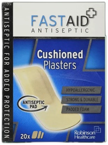 FastAid Plasters Cushioned Pack of 20 product image