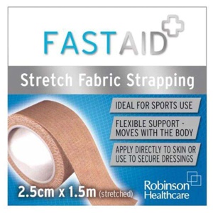 FastAid Stretch Fabric Strapping 2.5cm x 1.5m product image