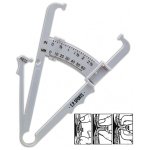 Fat Caliper Kroppsfettmätare Vit produkt bild