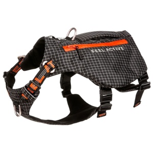 Feel Active Trekbag Hundsele Ryggsäck Svart produkt bild