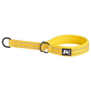 Feel Active Vadderat Hundhalsband Halvstryp Gul (2,5 x 40-50cm) produkt bild