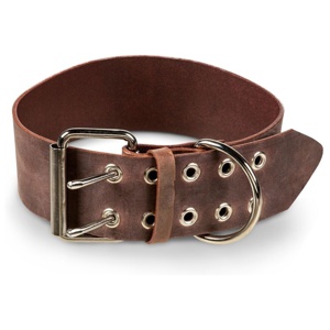 Feel Active Wide Hundhalsband 2.0 Läder Brun (5,7 cm x 70-80 cm) produkt bild