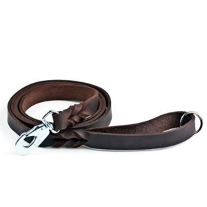 Feel Leather Braid Läderkoppel Brun produkt bild