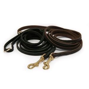Feel Leather Seam Läderkoppel Mässing Brun produkt bild