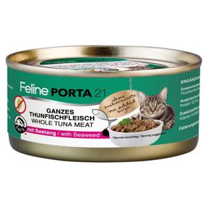 Feline Porta 21 6 x 156 g - Tonfisk med sjögräs - spannmålsfritt produkt bild