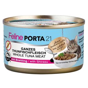 Feline Porta 21 6 x 90 g - Tonfisk med skarpsill - spannmålsfritt produkt bild