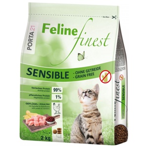 Feline Porta21 Finest Sensible & Grain Free 4x2kg produkt bild