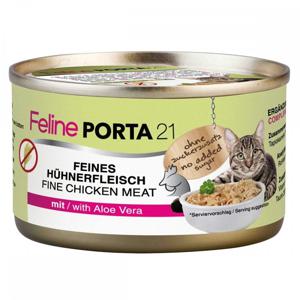 Feline Porta 21 6 x 90 g - Kyckling med aloe - spannmålsfritt produkt bild