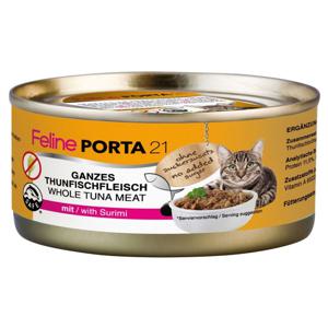 Feline Porta 21 6 x 156 g - Tonfisk med surimi - spannmålsfritt produkt bild