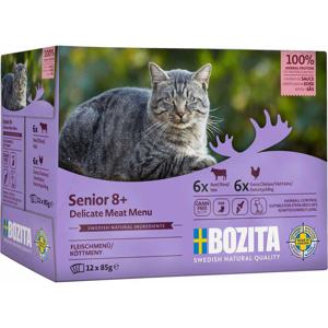 Feline Senior 8+ I Sås Multibox Kyckling & Nöt Kattfoder - 12 x 85 g produkt bild