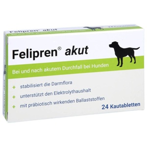 FELIPREN akut Kautabl.bei u.nach Durchfall f.Hunde Produktbild