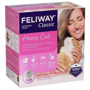 Feliway Classic Start-Set für Katzen, 48 ml Lösung für einen Vernebler Produktbild