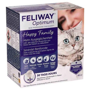 Feliway Optimum Start-Set für Katzen, 48 ml Lösung für einen Vernebler Produktbild