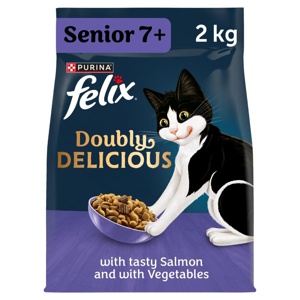 Felix Doubly Delicious Senior 7+ Tasty Salmon with Vegetables product image