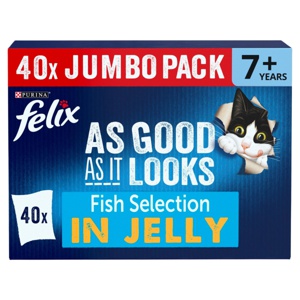 Felix Senior As Good As It Looks Jumbo Pack 40 x 85g product image