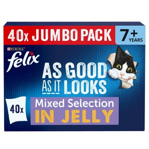 Felix Senior As Good As It Looks Jumbo Pack 40 x 85g product image