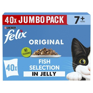 Felix Senior Original Pouches in Jelly 40 x 85g product image