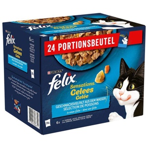 Felix Sensations Gelees 24x85g Geschmacksvielfalt aus dem Wasser Produktbild