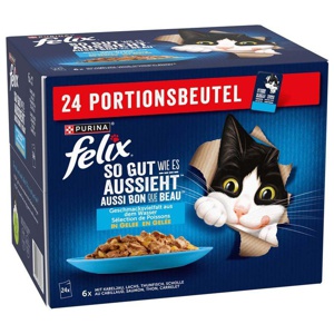 Felix So gut wie es aussieht 24x85g Geschmacksvielfalt aus dem Wasser Produktbild