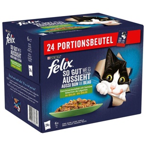 Felix So gut wie es aussieht 24x85g Geschmacksvielfalt mit Gemüse Produktbild