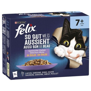 Felix "So gut wie es aussieht" Senior Pouches 48 x 85 g Produktbild