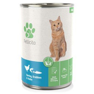 Fellicita Hering, Krabben & Huhn 6x 200g Produktbild