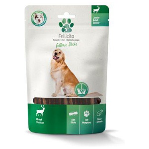 Fellicita Hirsch Sticks 10x 50g Fellonis Katzensnacks Produktbild