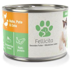 Fellicita Huhn, Pute & Ente 6x1,2 kg Produktbild
