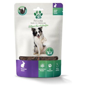 Fellicita Kaninchen Fleischstreifen 8x 50g Fellonis Katzensnacks Produktbild