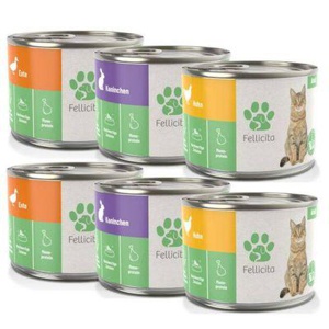 Fellicita Mixpaket Nr. 2 Monoprotein 6x 200g Produktbild