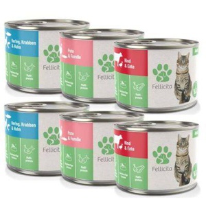 Fellicita Mixpaket Nr. 3 Multiprotein 6x 200g Produktbild