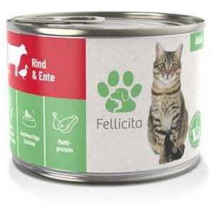 Fellicita Rind & Ente 6x 200g Produktbild