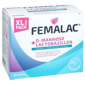 FEMALAC D-MANNOSE+LACTOBAZILLEN 28 St Pulver zur Herstellung einer Lösung zum Einnehmen Produktbild