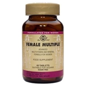 Solgar Female Multiple - 60 tabletter produktbillede