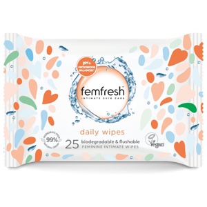 Femfresh Daily Wipes 25 st produkt bild