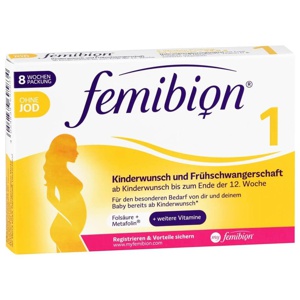 FEMIBION 1 Kinderwunsch+Frühschwangers.o.Jod Tabl. Produktbild