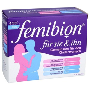 femibion für Sie & Ihn 2X28 St Tabletten Produktbild