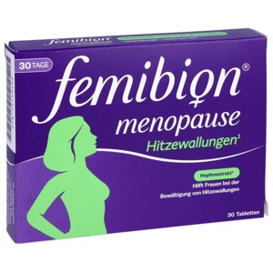 femibion menopause Hitzewallungen 30 St Tabletten Produktbild
